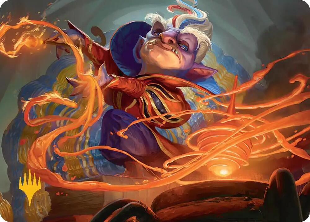 Goblin Glasswright Art Card (Gold-Stamped Planeswalker Symbol) (13) [Secrets of Strixhaven Art Series]