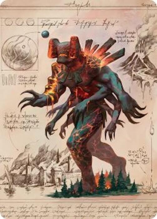 Magmablood Archaic Art Card (31) [Secrets of Strixhaven Art Series]