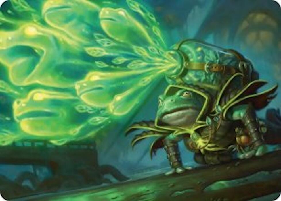 Burrog Barrage Art Card (15) [Secrets of Strixhaven Art Series]