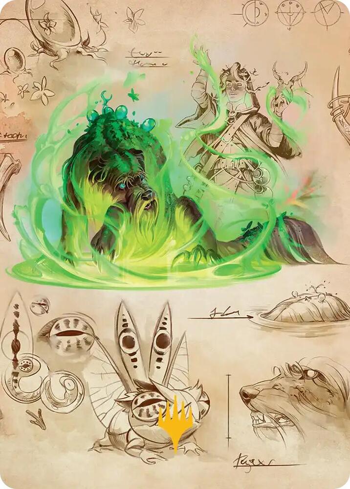 Germination Practicum Art Card (Gold-Stamped Planeswalker Symbol) (32) [Secrets of Strixhaven Art Series]
