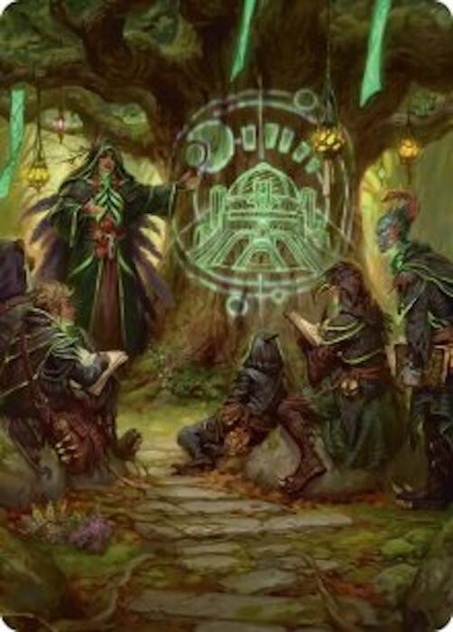 Sylvan Library Art Card (42) [Secrets of Strixhaven Art Series]