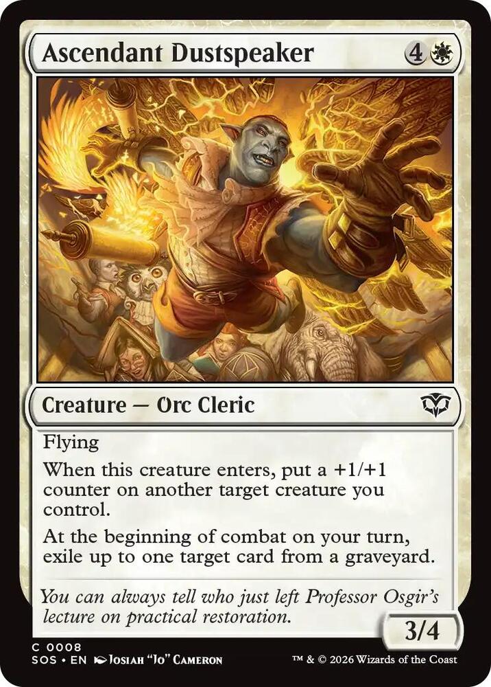 Ascendant Dustspeaker (8) [Secrets of Strixhaven]