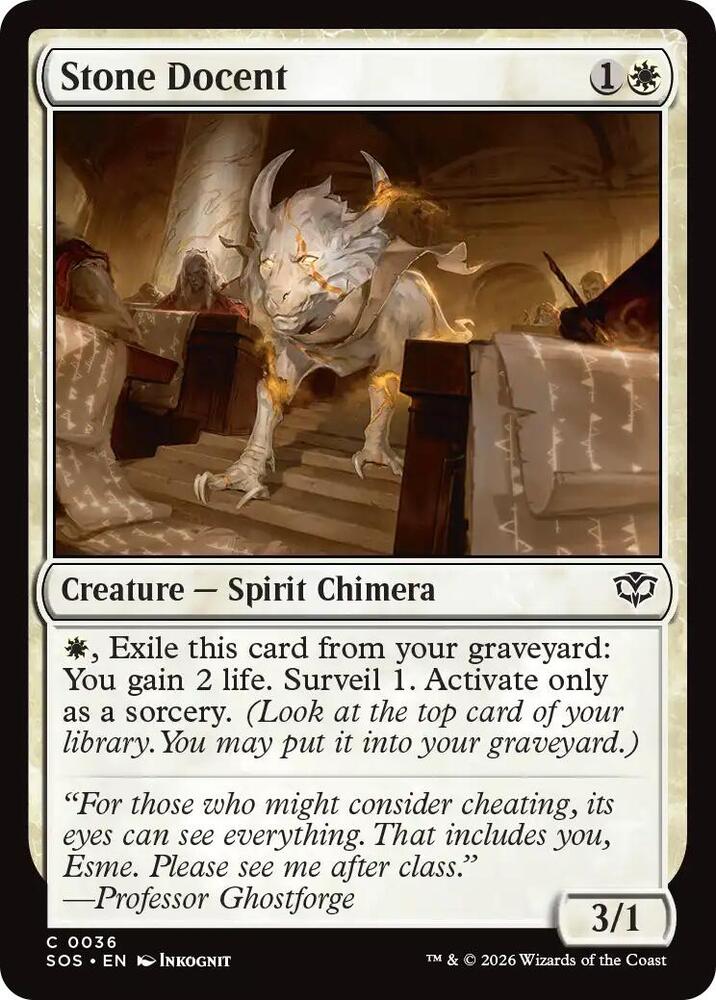 Stone Docent (36) [Secrets of Strixhaven]