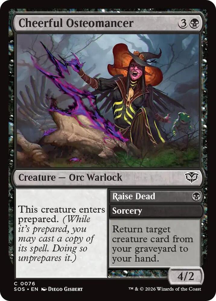 Cheerful Osteomancer (76) [Secrets of Strixhaven]