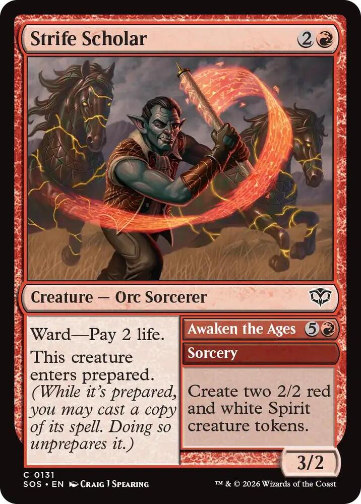 Strife Scholar (131) [Secrets of Strixhaven]