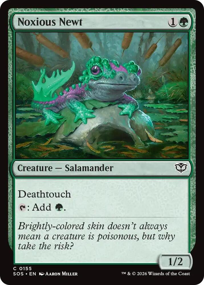 Noxious Newt (155) [Secrets of Strixhaven]