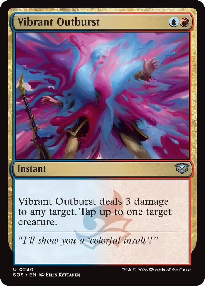 Vibrant Outburst (240) [Secrets of Strixhaven]