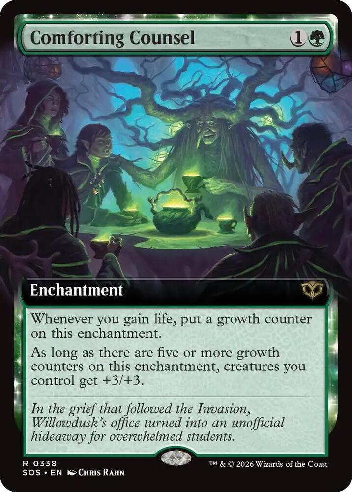 Comforting Counsel (Extended Art) (338) [Secrets of Strixhaven]