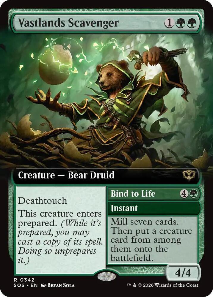 Vastlands Scavenger (Extended Art) (342) [Secrets of Strixhaven]