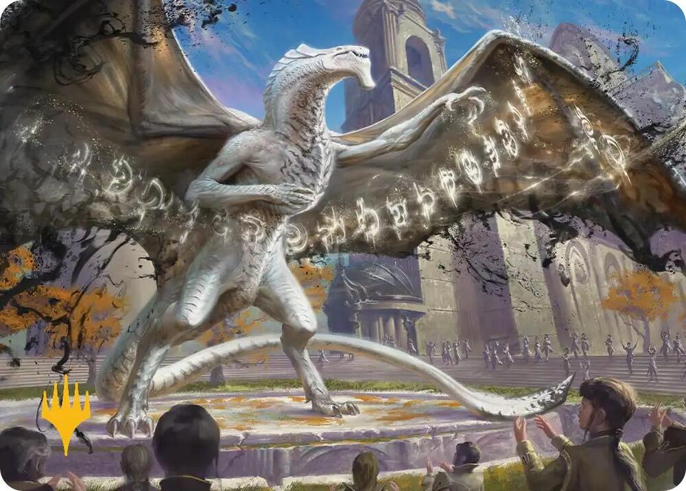 Silverquill, the Disputant Art Card (Gold-Stamped Planeswalker Symbol) (23) [Secrets of Strixhaven Art Series]
