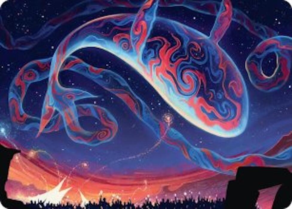 Spectacular Skywhale Art Card (24) [Secrets of Strixhaven Art Series]