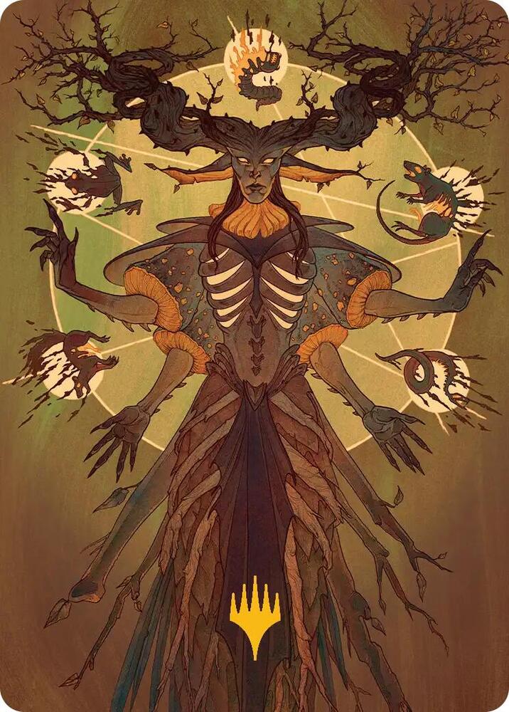 Culling Ritual Art Card (Gold-Stamped Planeswalker Symbol) (48) [Secrets of Strixhaven Art Series]