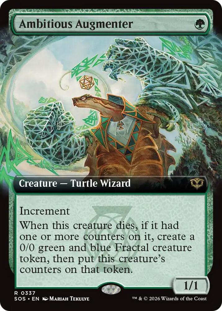 Ambitious Augmenter (Extended Art) (337) [Secrets of Strixhaven]