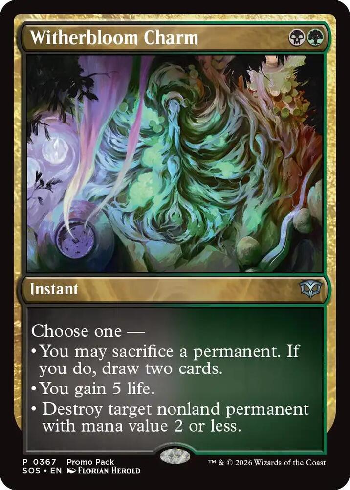 Witherbloom Charm (367) [Secrets of Strixhaven Promos]