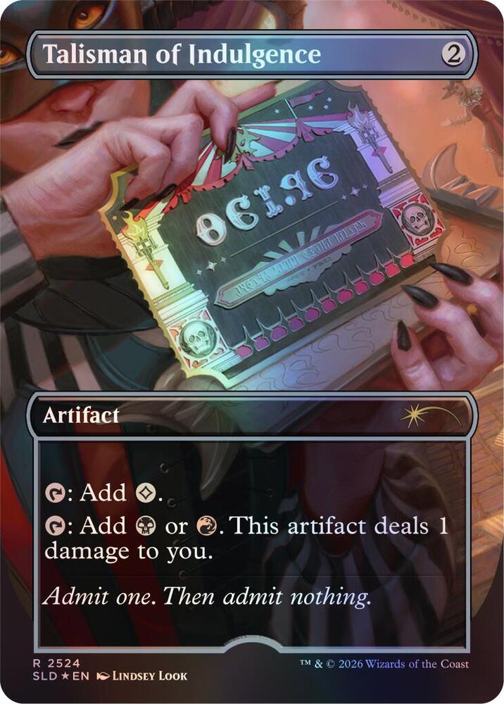 Talisman of Indulgence (2524) [Secret Lair Drop]