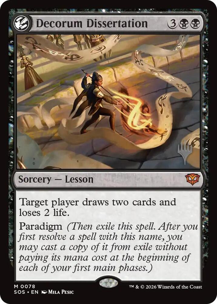 Decorum Dissertation (78) [Secrets of Strixhaven Promos]
