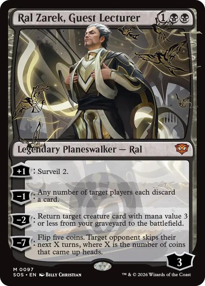 Ral Zarek, Guest Lecturer (97) [Secrets of Strixhaven Promos]