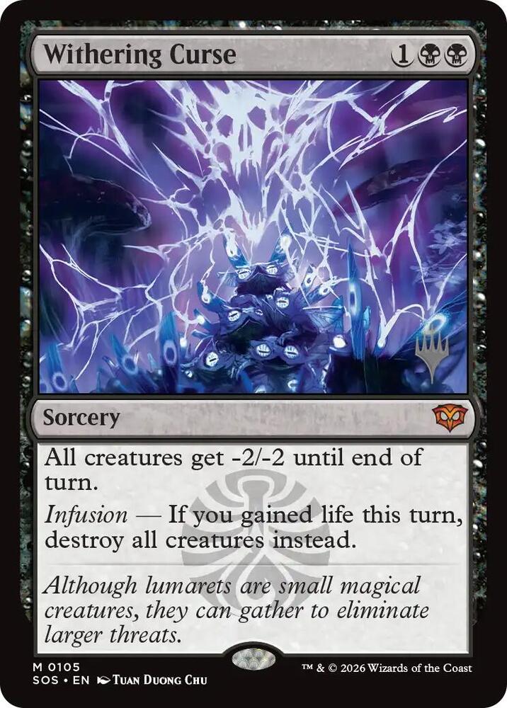 Withering Curse (105) [Secrets of Strixhaven Promos]