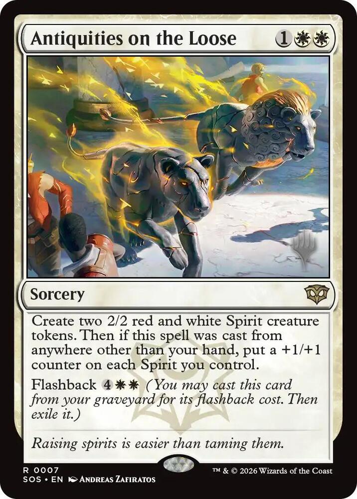 Antiquities on the Loose (7) [Secrets of Strixhaven Promos]