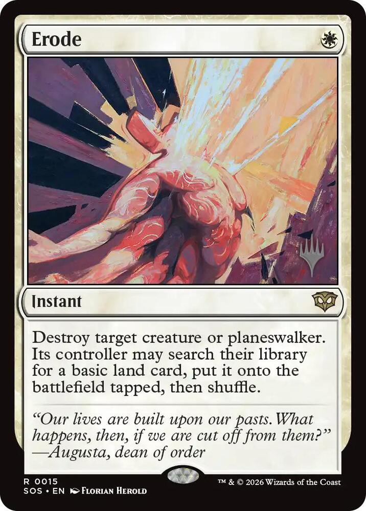 Erode (15) [Secrets of Strixhaven Promos]