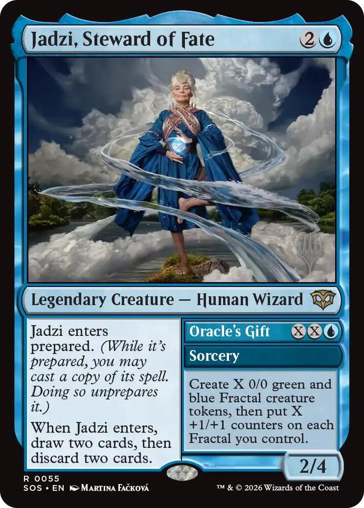 Jadzi, Steward of Fate (55) [Secrets of Strixhaven Promos]