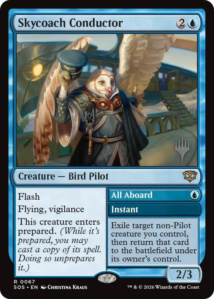 Skycoach Conductor (67) [Secrets of Strixhaven Promos]