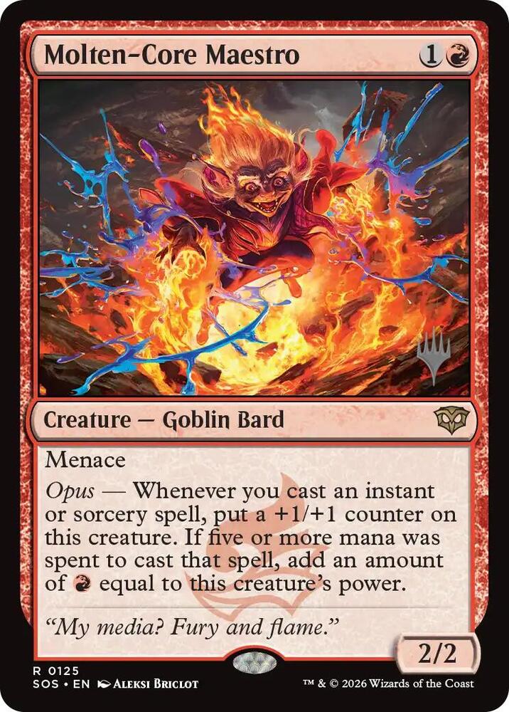 Molten-Core Maestro (125) [Secrets of Strixhaven Promos]