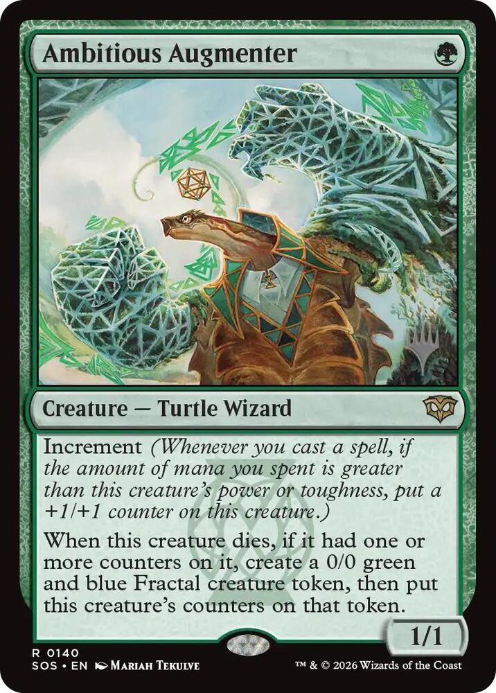 Ambitious Augmenter (140) [Secrets of Strixhaven Promos]