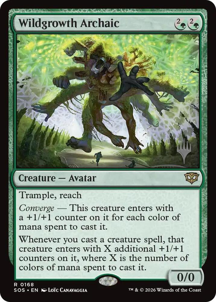 Wildgrowth Archaic (168) [Secrets of Strixhaven Promos]