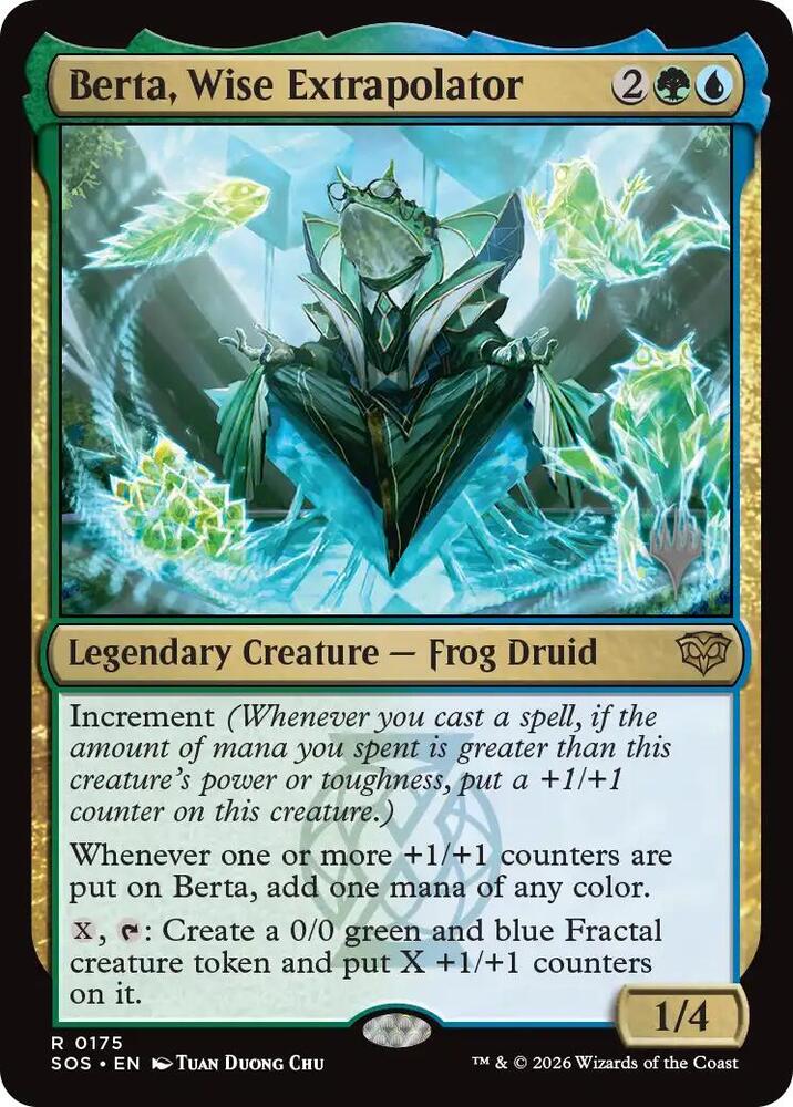 Berta, Wise Extrapolator (175) [Secrets of Strixhaven Promos]