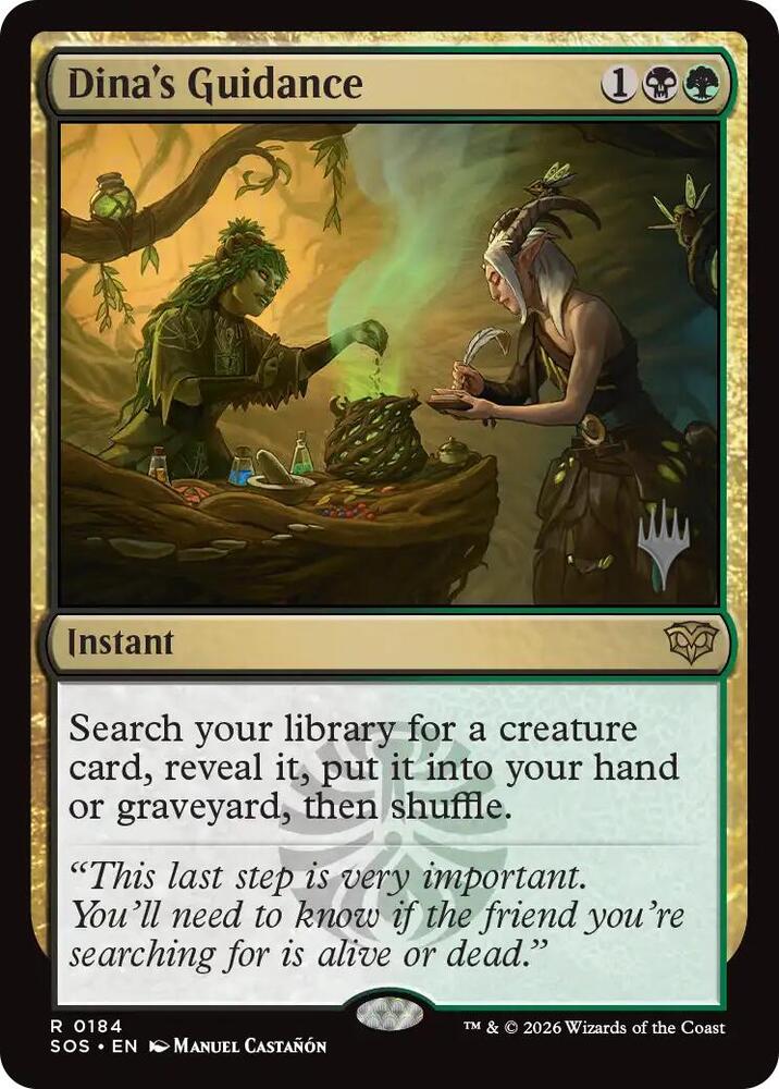 Dina's Guidance (184) [Secrets of Strixhaven Promos]