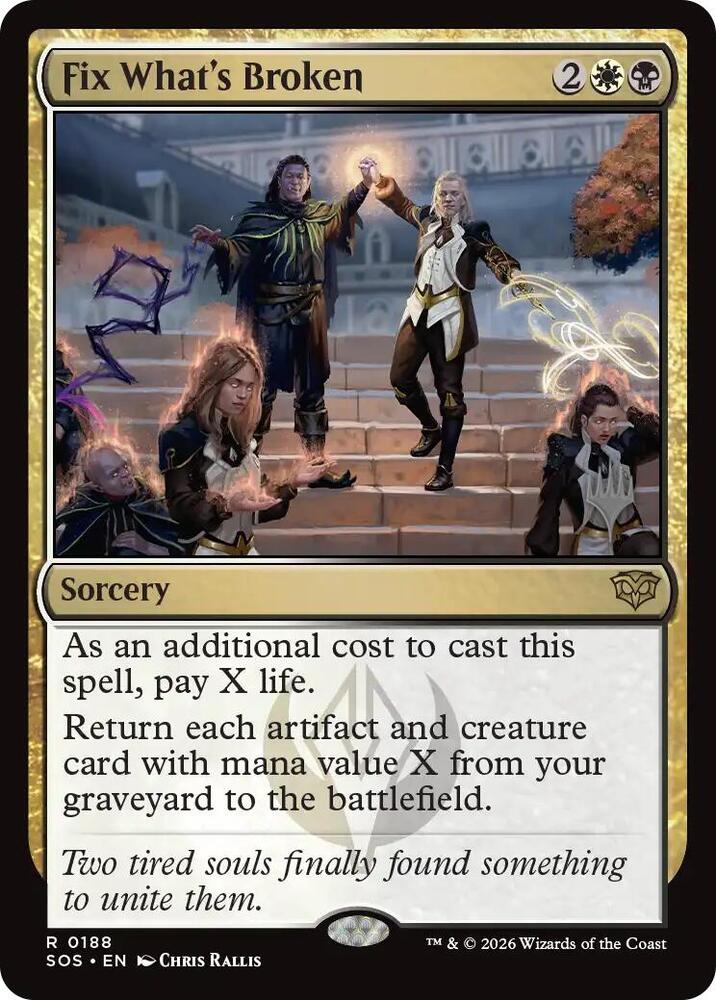 Fix What's Broken (188) [Secrets of Strixhaven Promos]