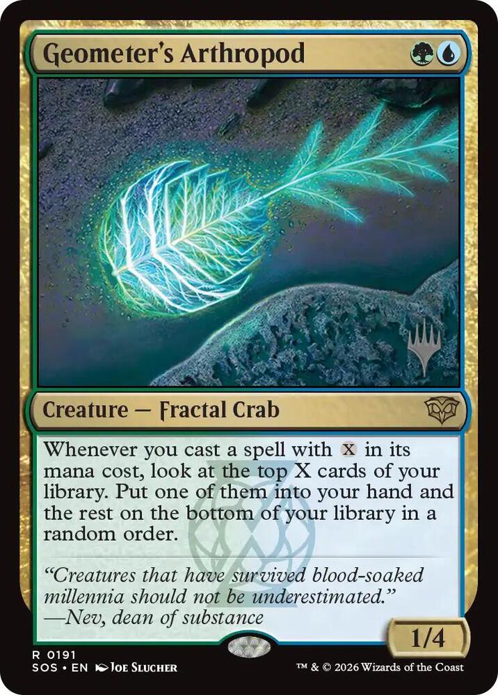 Geometer's Arthropod (191) [Secrets of Strixhaven Promos]