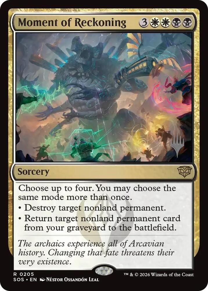Moment of Reckoning (205) [Secrets of Strixhaven Promos]