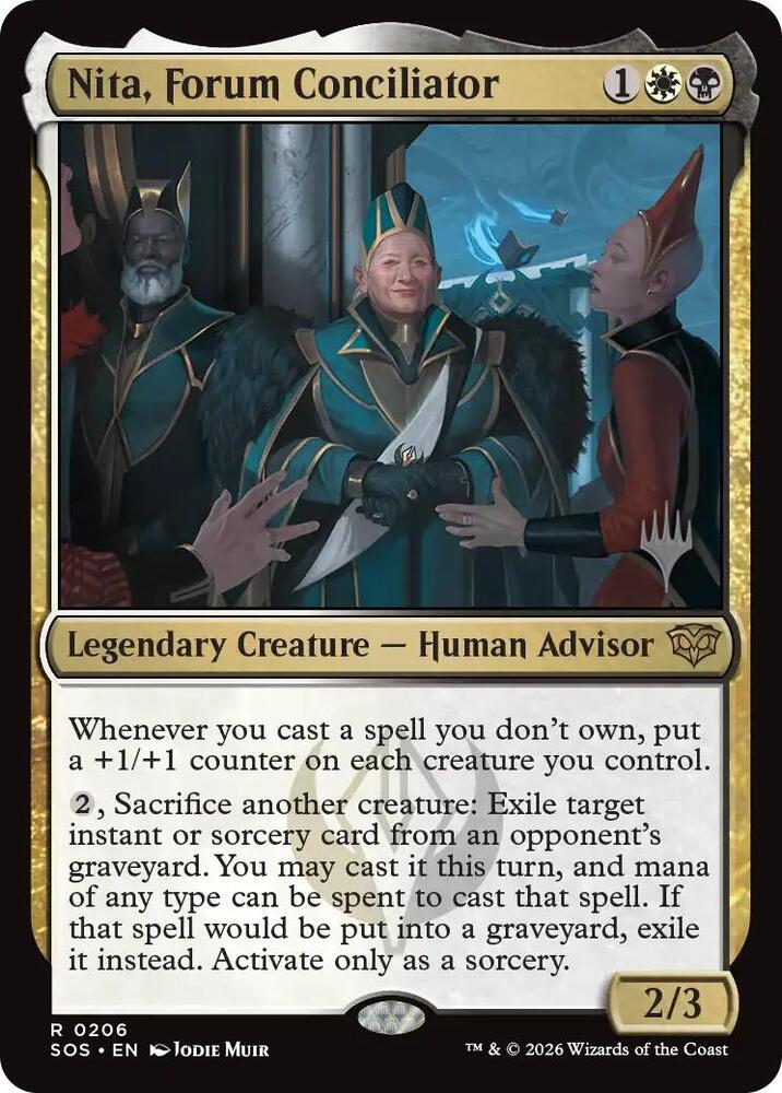 Nita, Forum Conciliator (206) [Secrets of Strixhaven Promos]