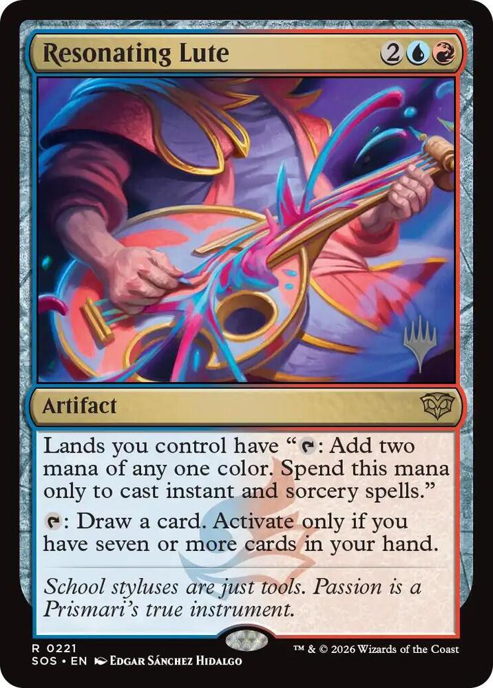 Resonating Lute (221) [Secrets of Strixhaven Promos]