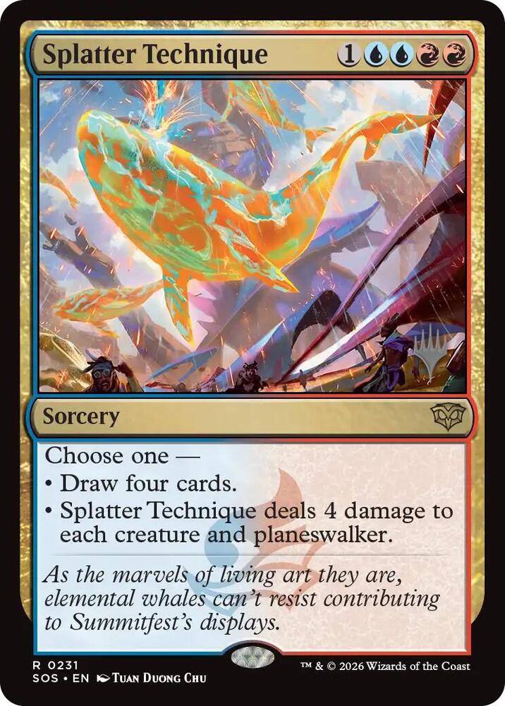 Splatter Technique (231) [Secrets of Strixhaven Promos]