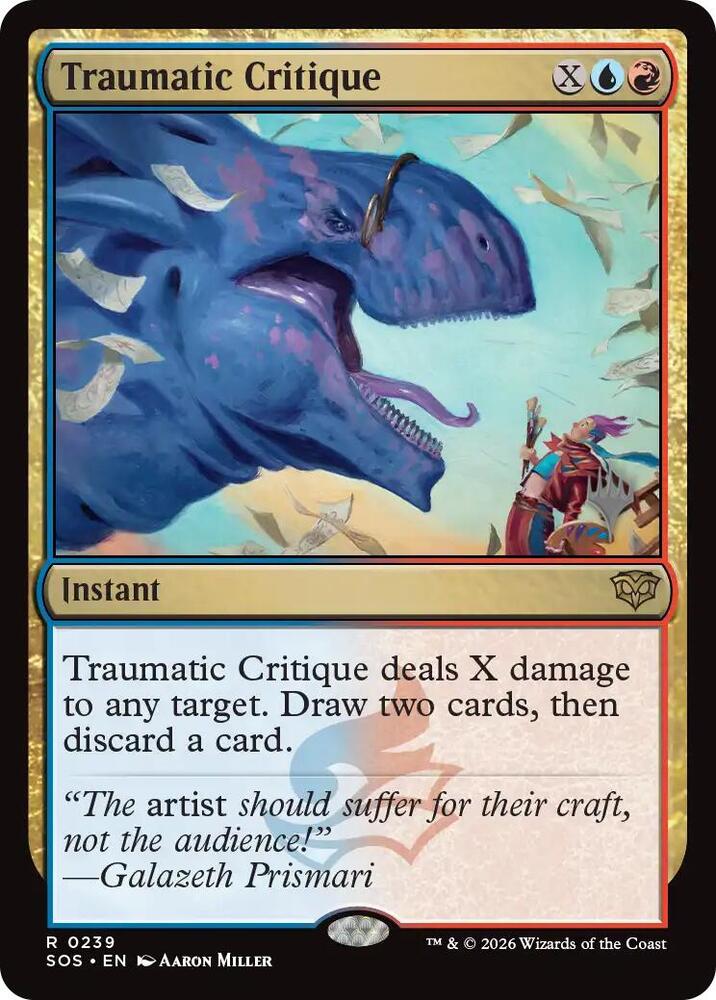 Traumatic Critique (239) [Secrets of Strixhaven Promos]
