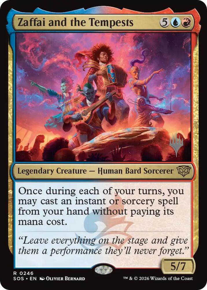 Zaffai and the Tempests (246) [Secrets of Strixhaven Promos]