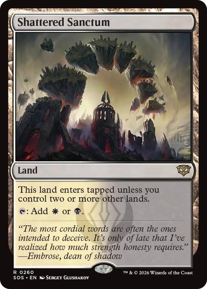 Shattered Sanctum (260) [Secrets of Strixhaven Promos]