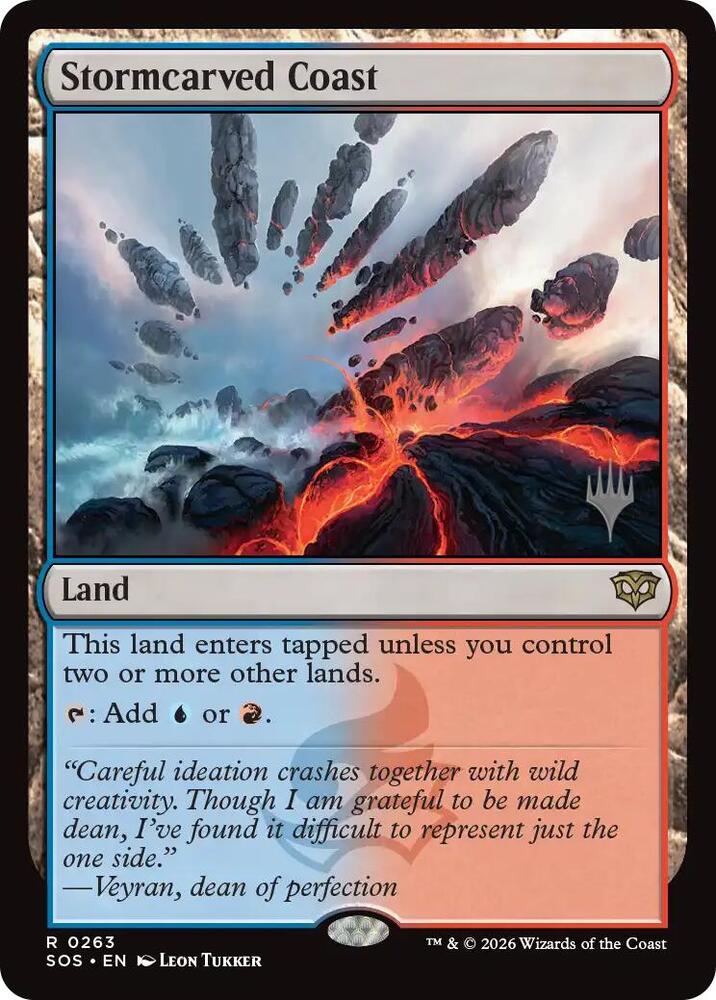 Stormcarved Coast (263) [Secrets of Strixhaven Promos]