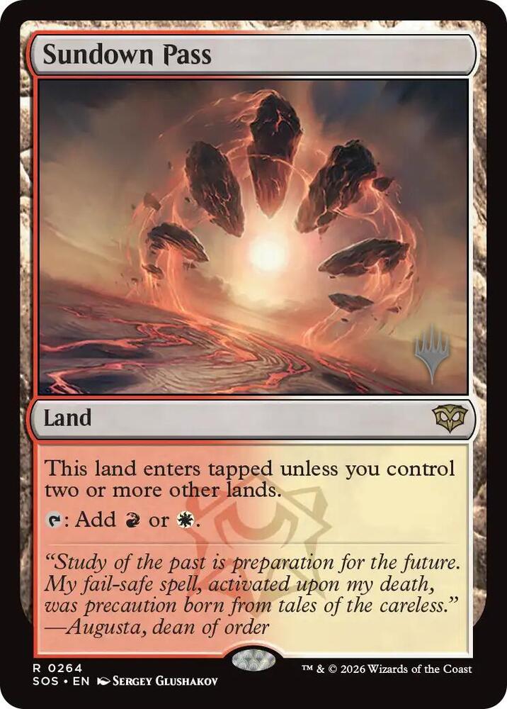 Sundown Pass (264) [Secrets of Strixhaven Promos]