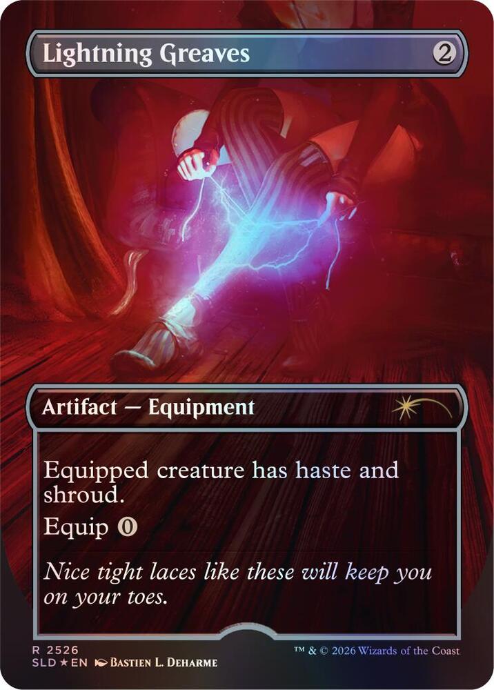 Lightning Greaves (2526) [Secret Lair Drop]