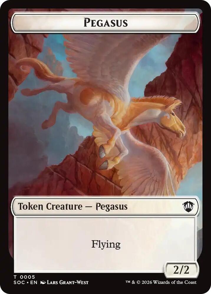 Pegasus // Inkling (0022) Double-Sided Token (5 // 22) [Secrets of Strixhaven Commander]