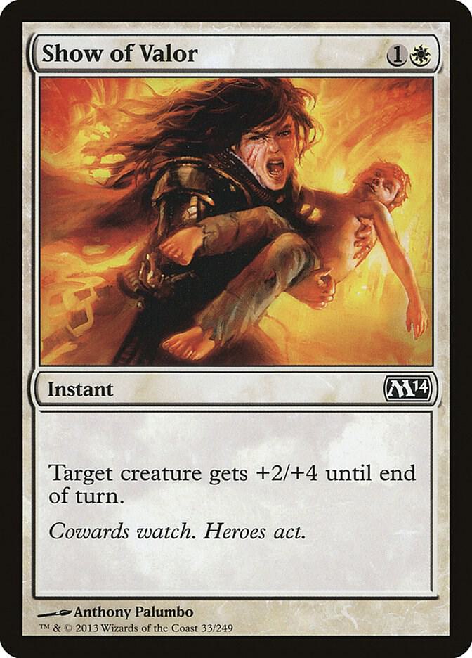Show of Valor (33) [Magic 2014]
