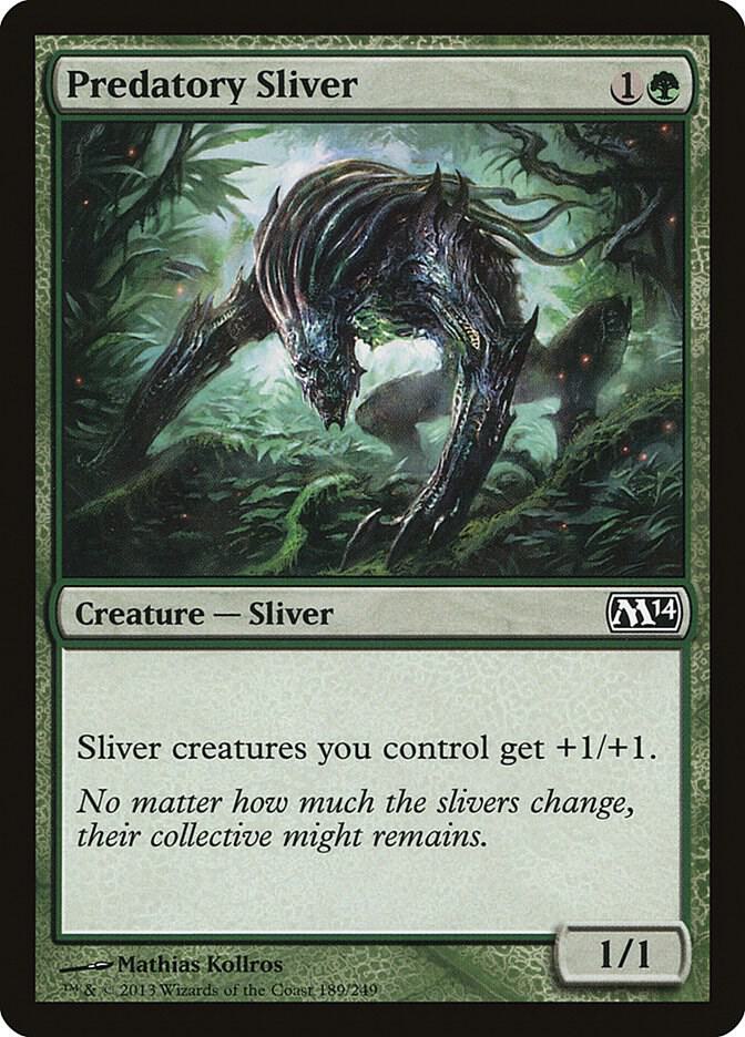 Predatory Sliver (189) [Magic 2014]