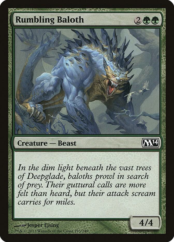 Rumbling Baloth (193) [Magic 2014]