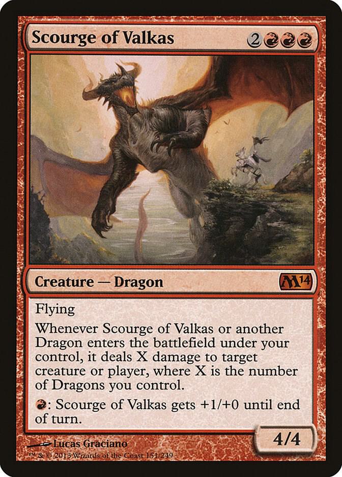 Scourge of Valkas (151) [Magic 2014]
