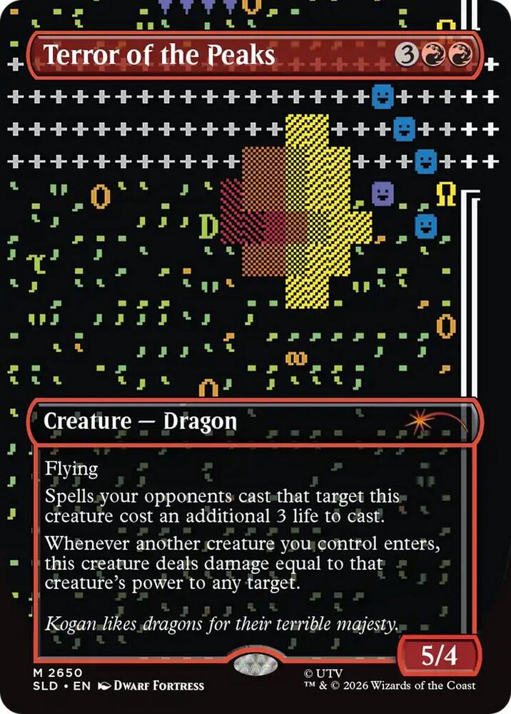 Terror of the Peaks (2650) [Secret Lair Drop]