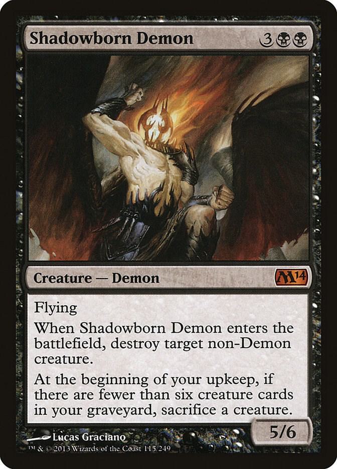Shadowborn Demon (115) [Magic 2014]